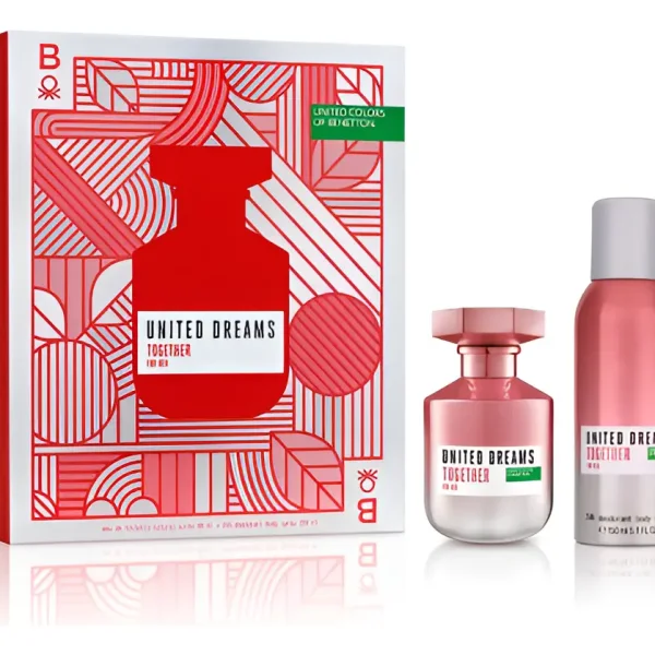 SET UNITED DREAMS TOGETHER HER EDT X80ML
